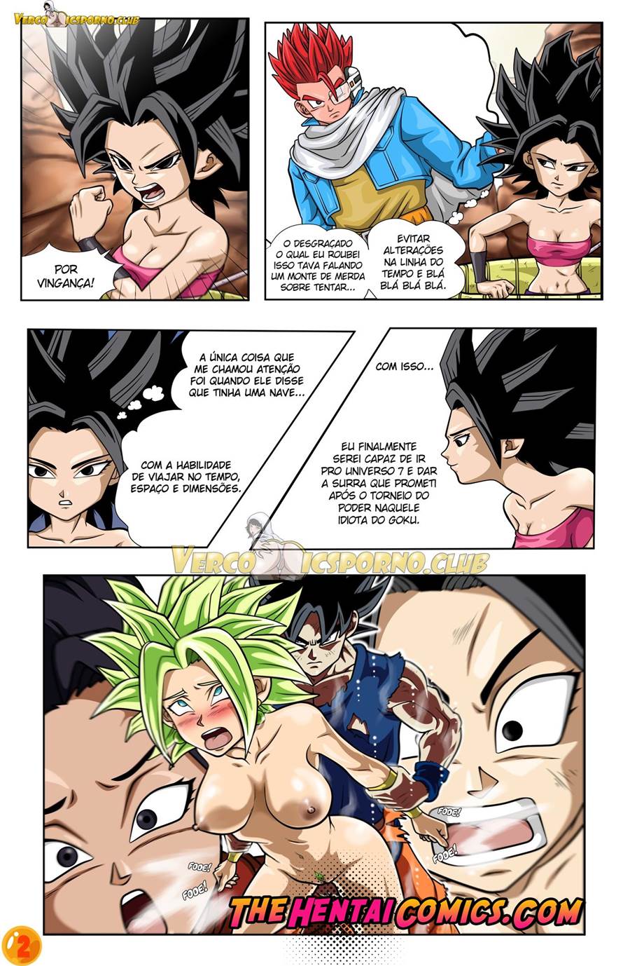 Caulifa Hentai - Trunks fodendo a buceta de Caulifa