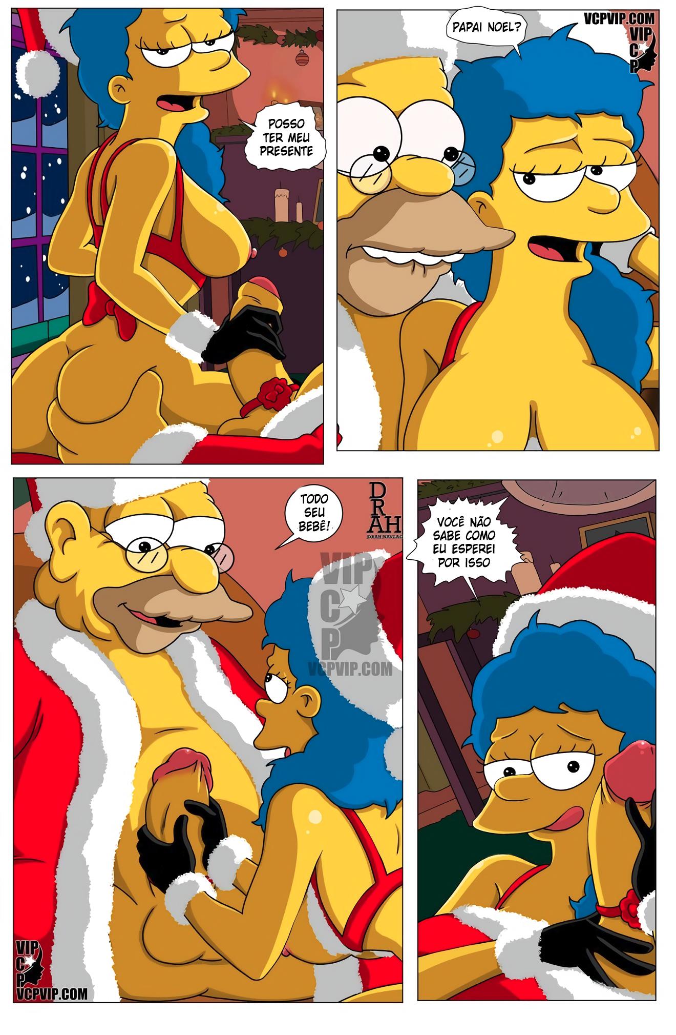 O vovô ainda da nos couro! Os Simpsons Porno