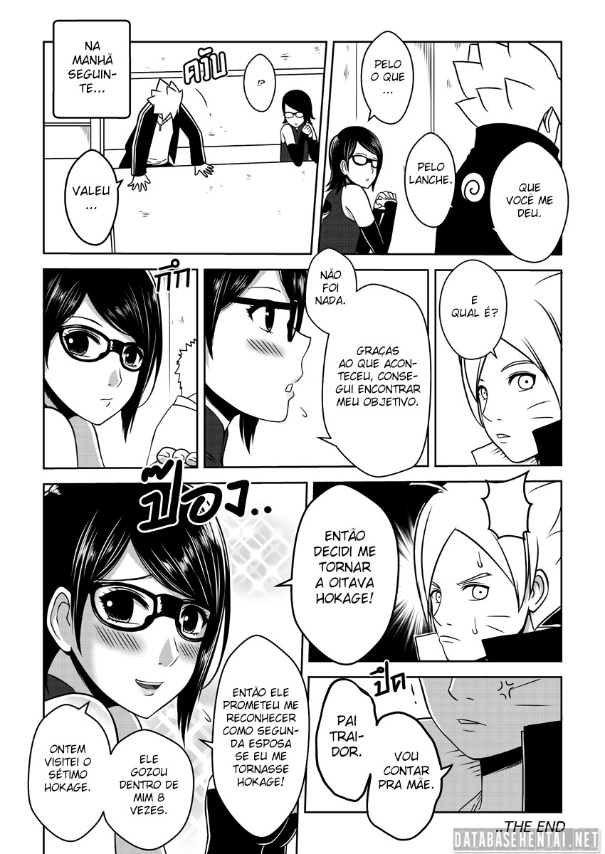 Sarada Hentai - Quero foder com o Hokage