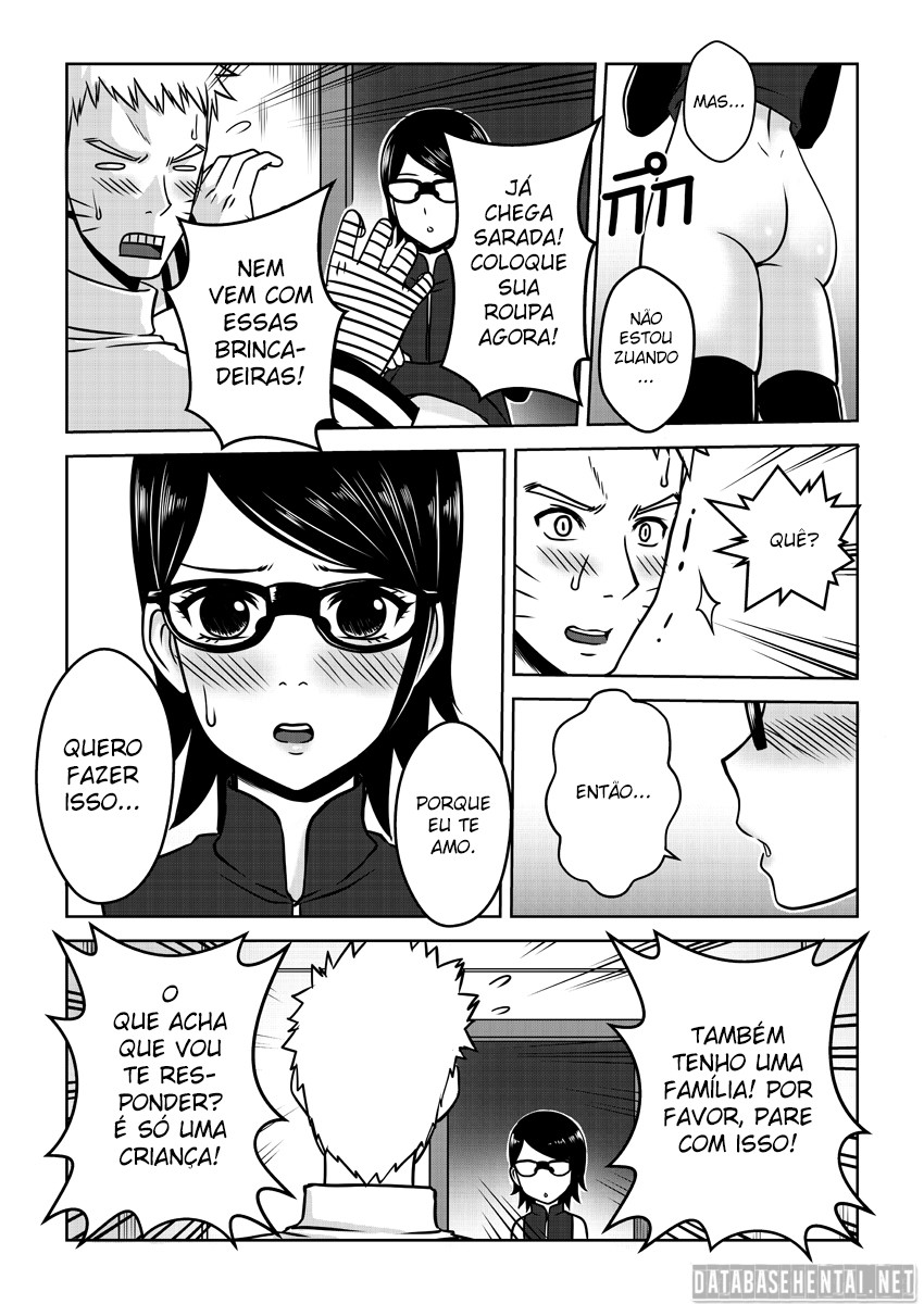 Sarada Hentai - Quero foder com o Hokage