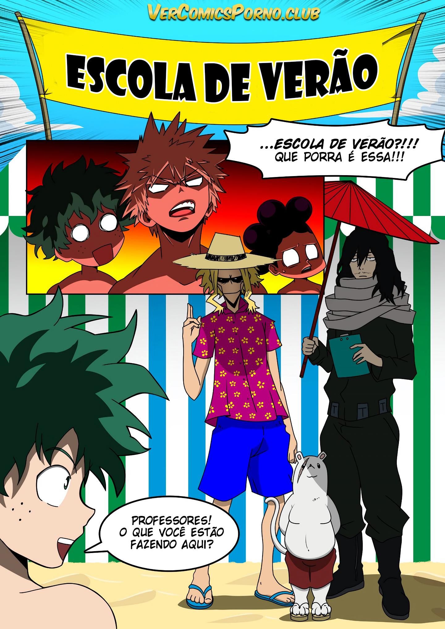 Boku no Hero Academia - Festinha particular na praia