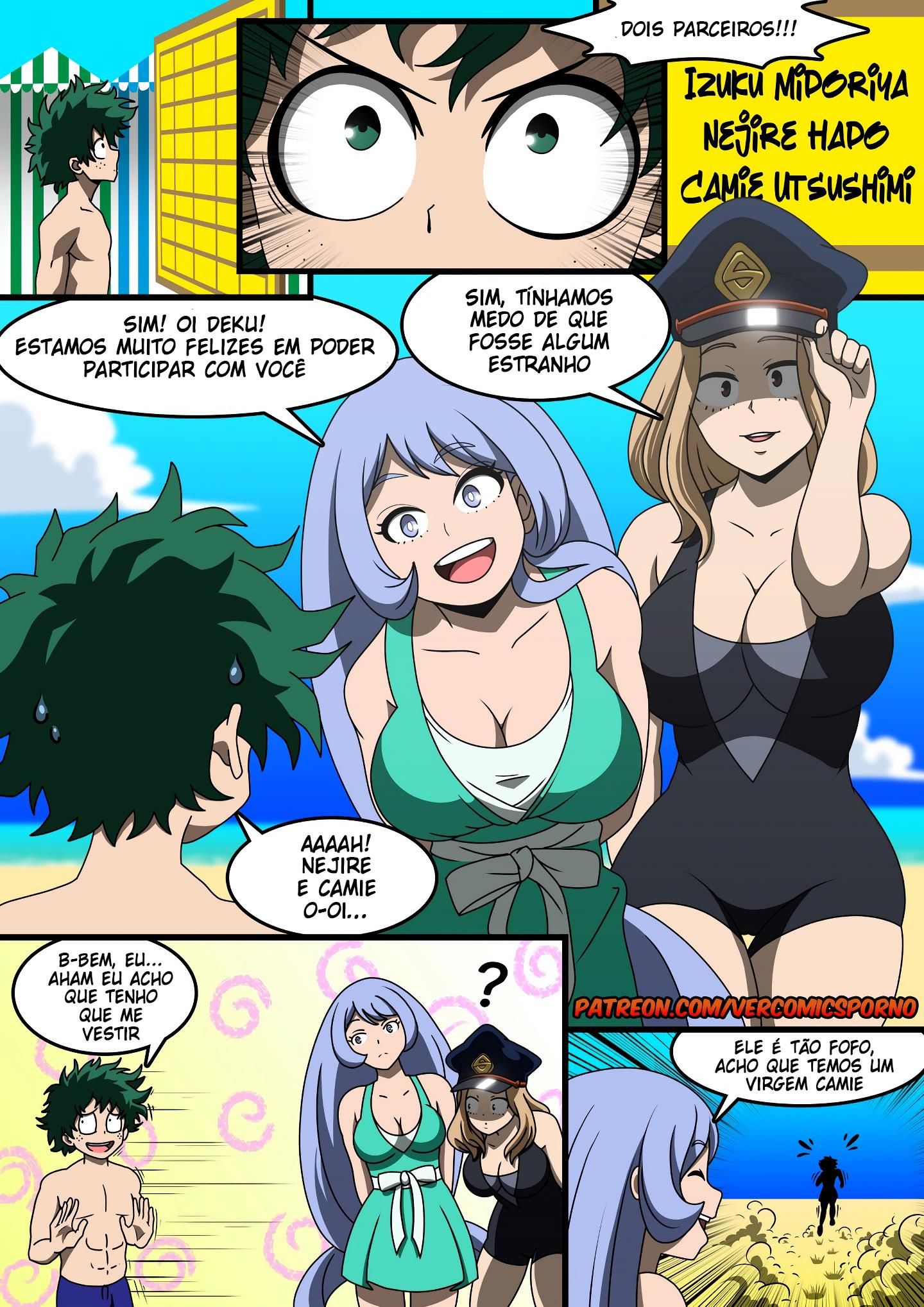 Boku no Hero Academia - Festinha particular na praia