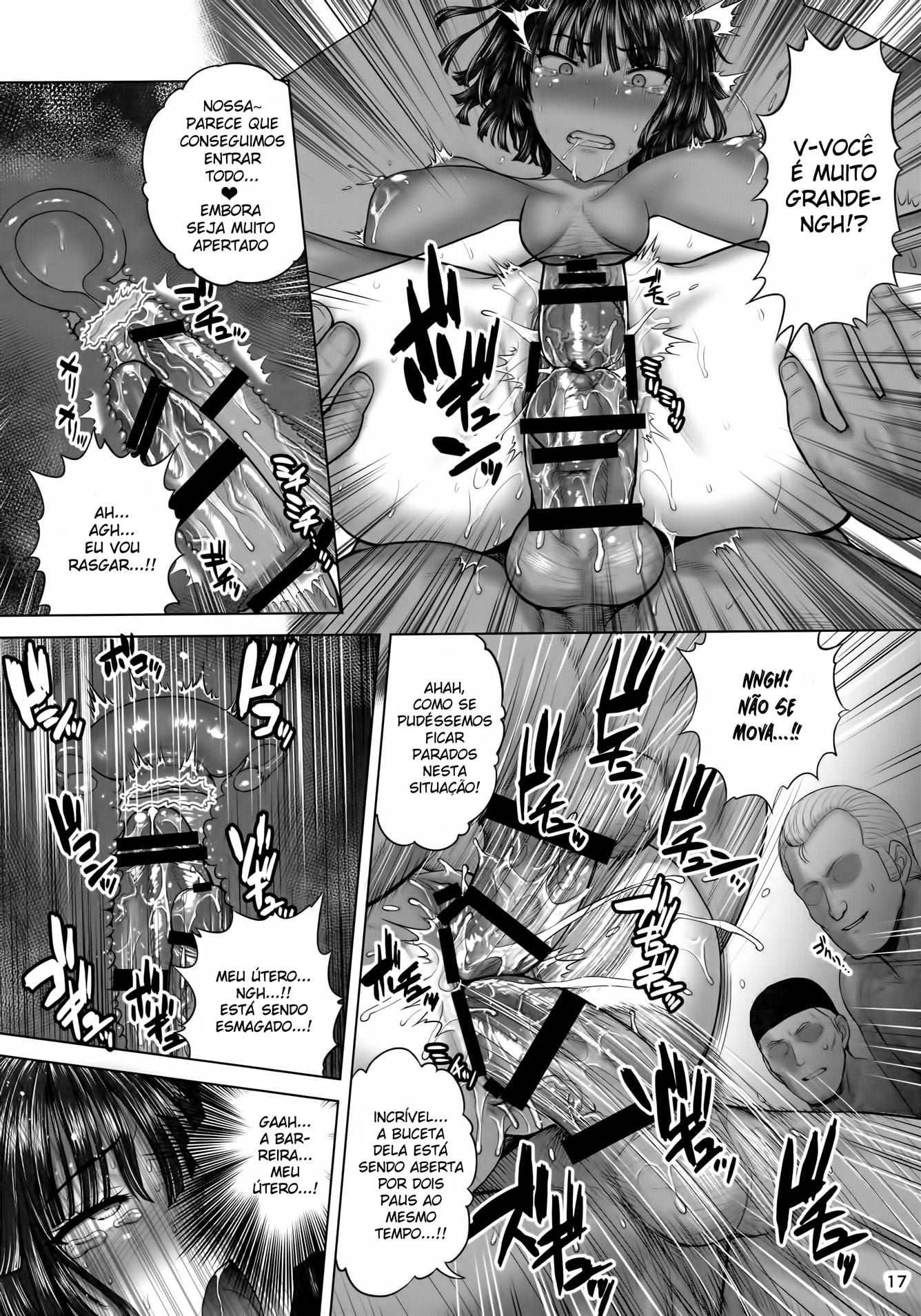 One Punch Man - Dubla Penetração em Fubuki