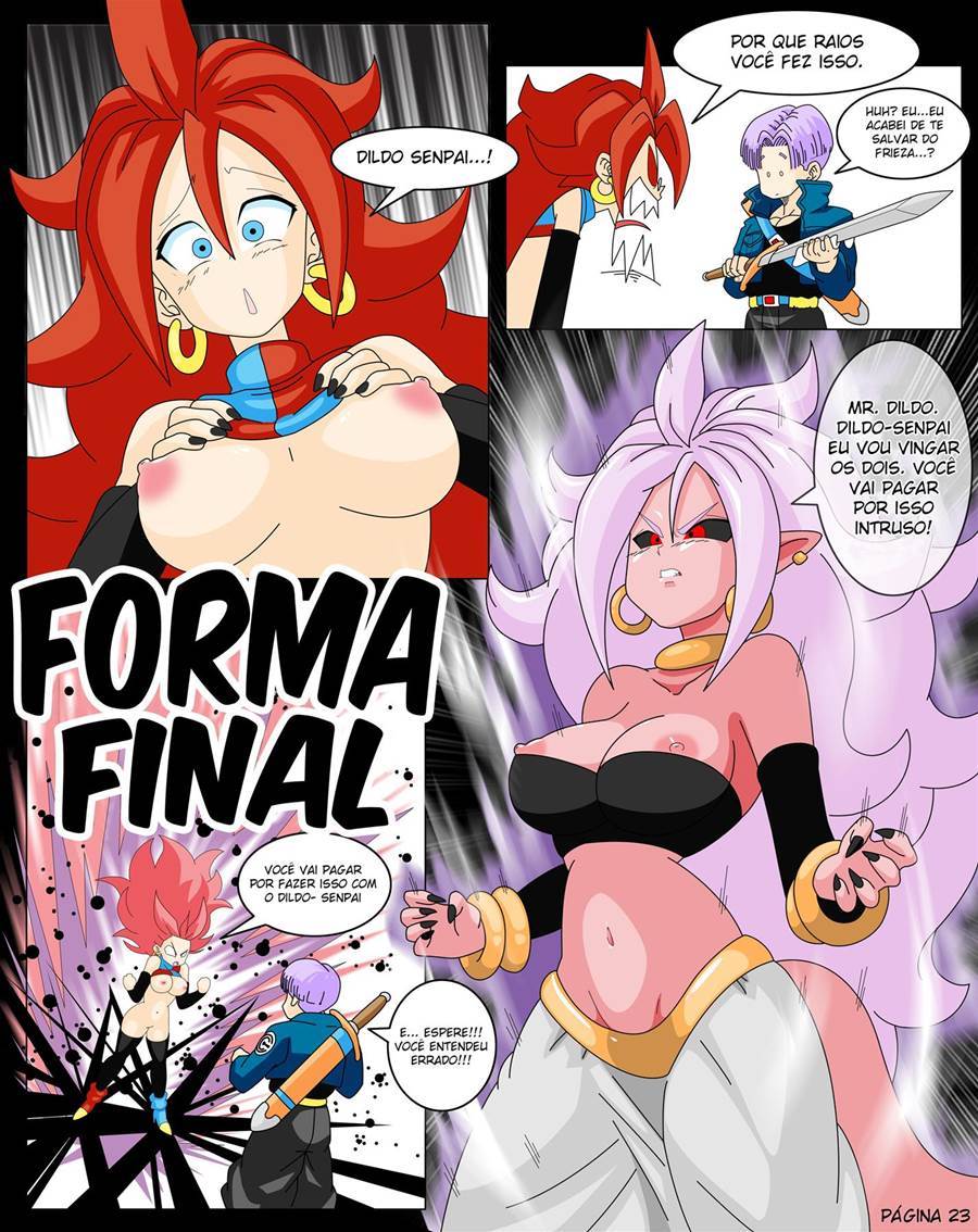 Dragon Ball Yamete Hentai - Trepada com duas gostosas