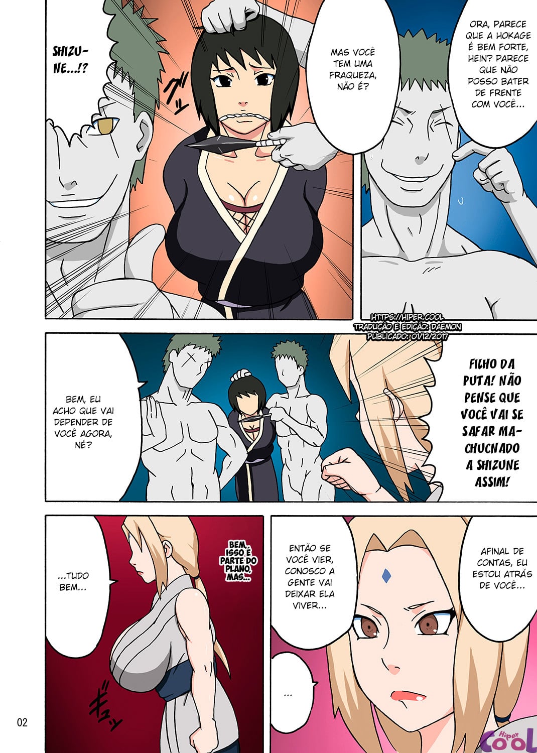 Sexo quadrinhos - Encarando a Tsunade