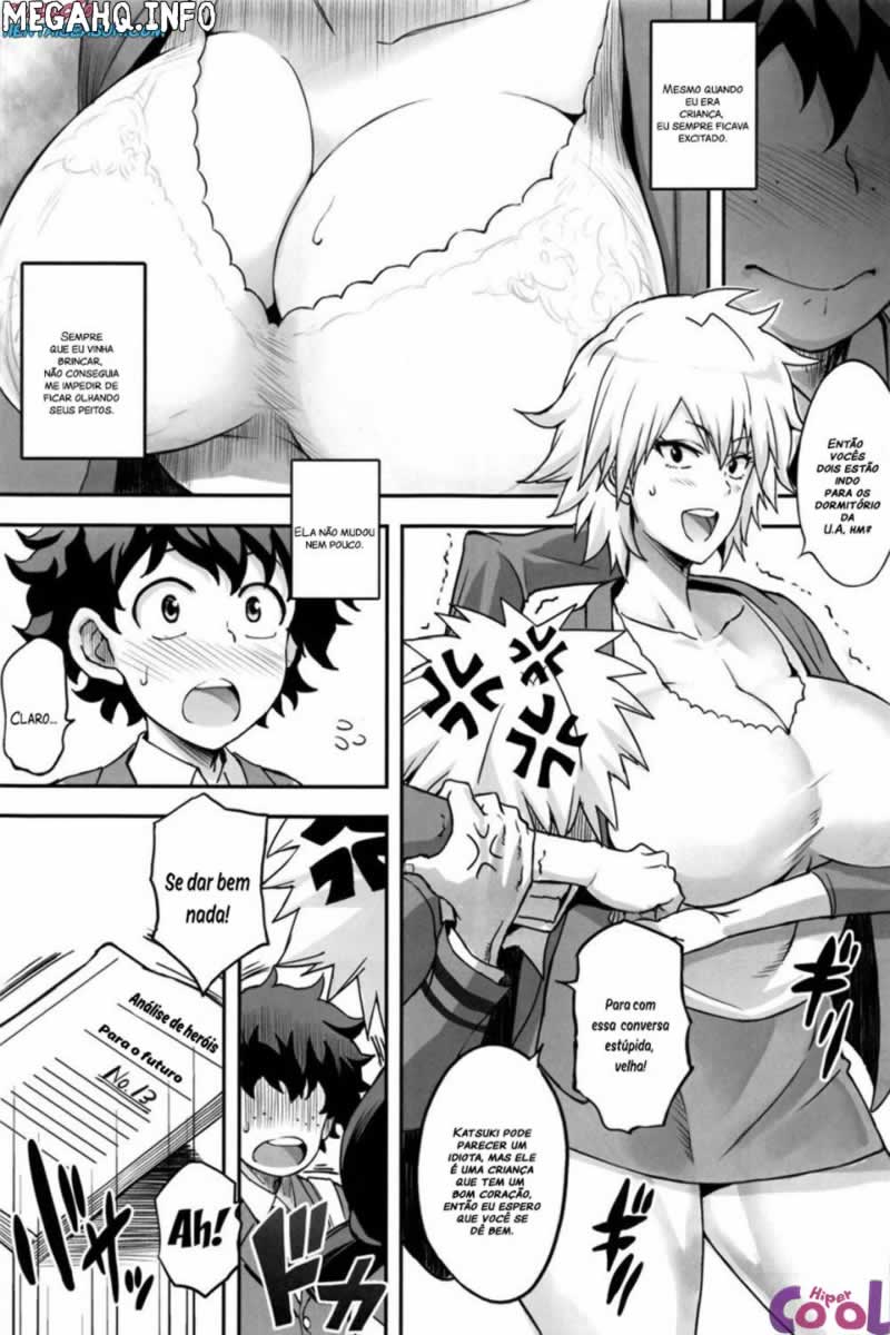 A Milf mais safada de Boku No Hero Hentai