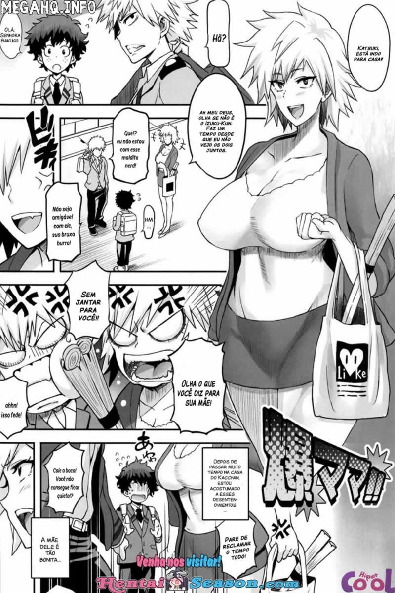 A Milf mais safada de Boku No Hero Hentai