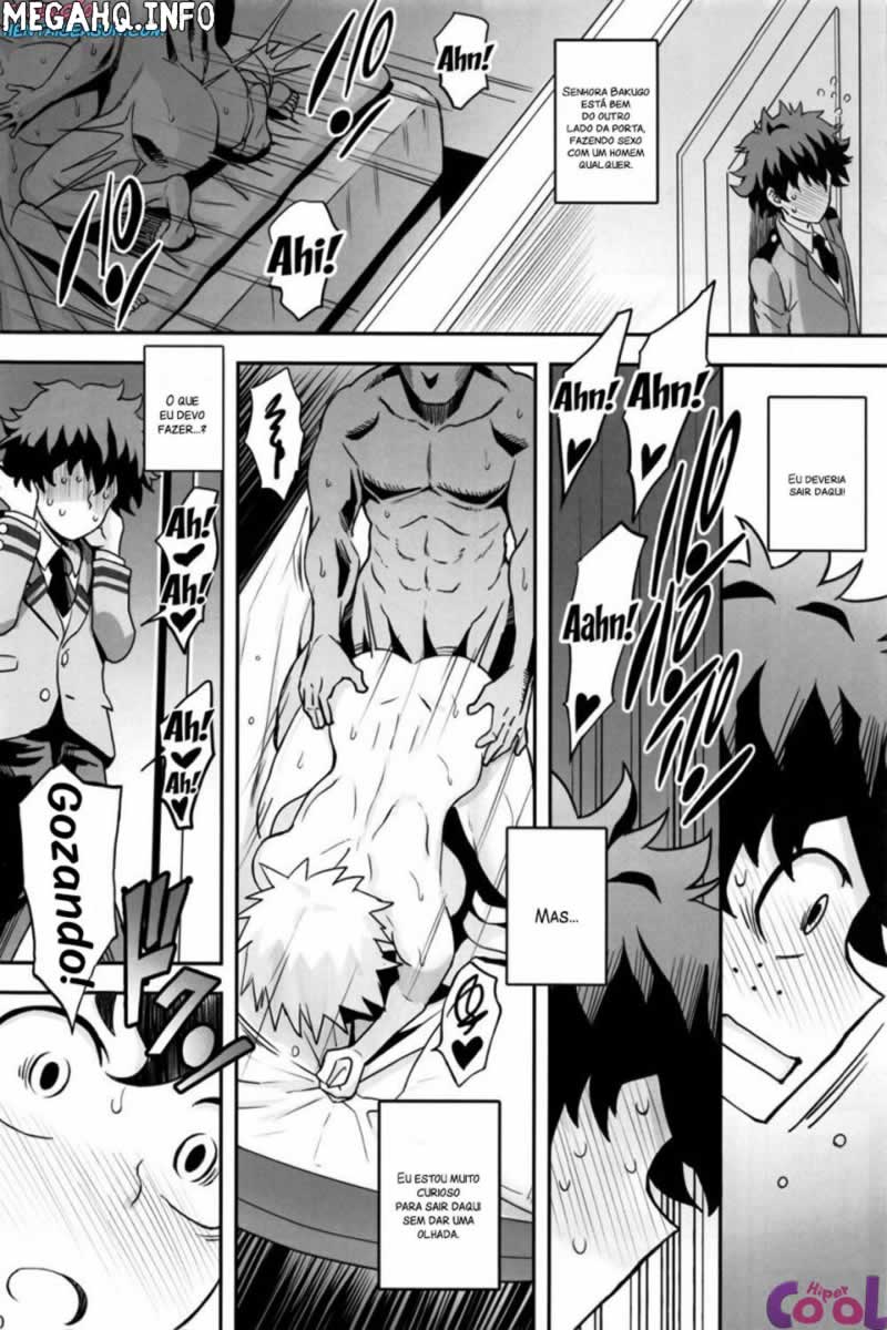 A Milf mais safada de Boku No Hero Hentai