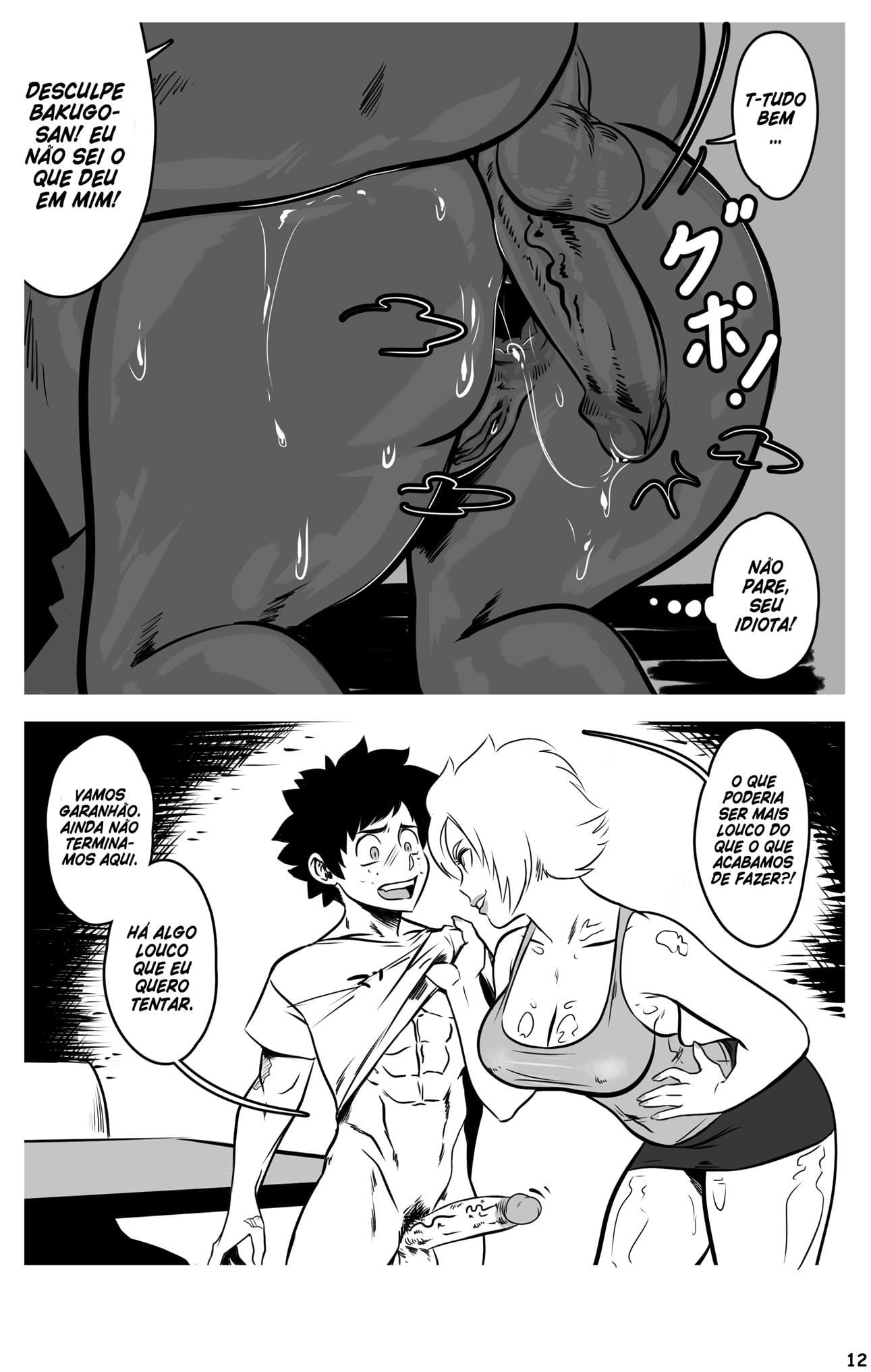 Deku, o comedor de mulheres casadas - Boku no Hero Hentai