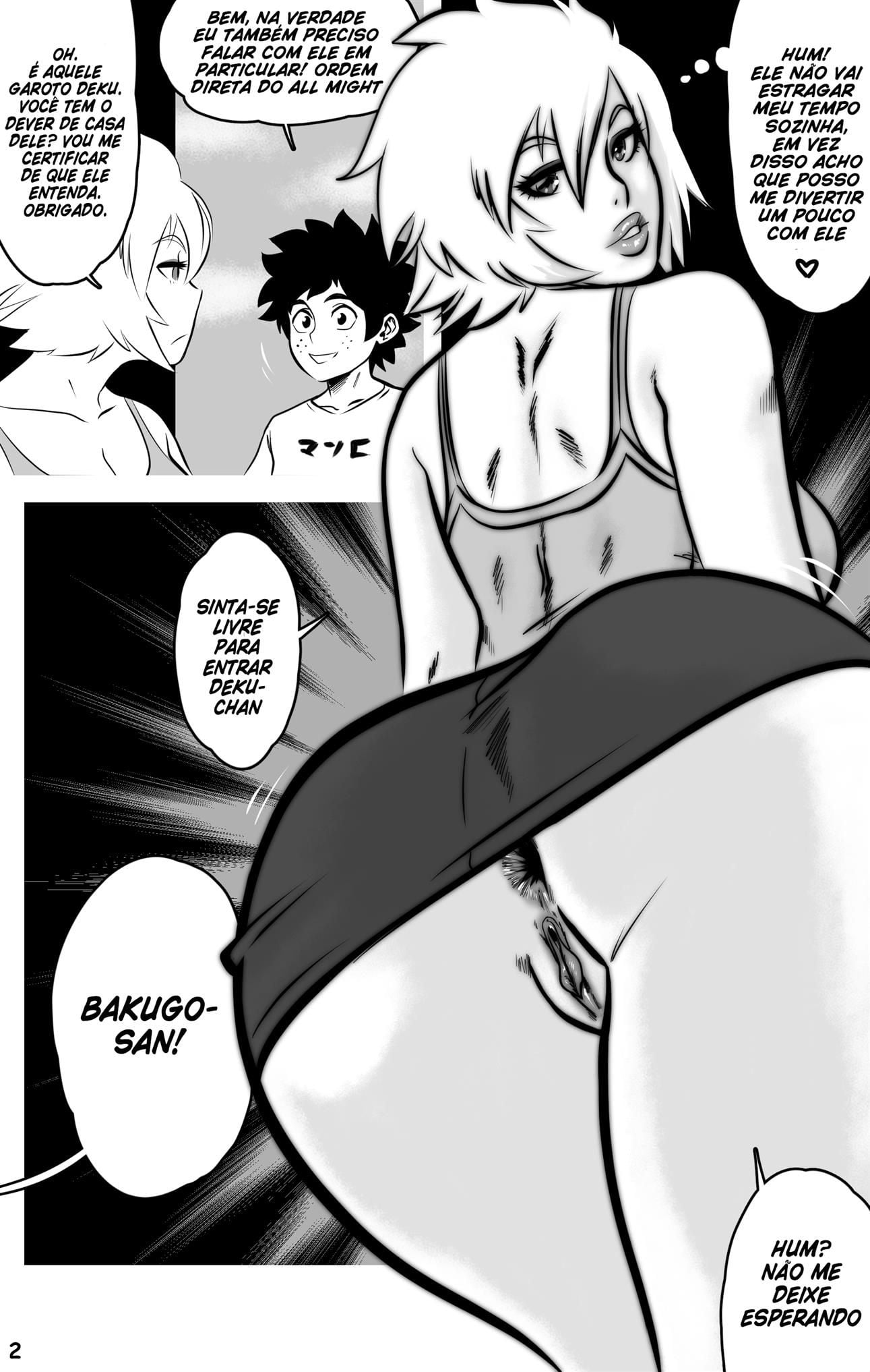 Deku, o comedor de mulheres casadas - Boku no Hero Hentai