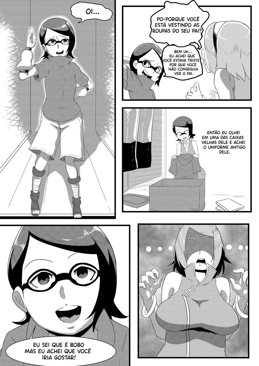 Mãe Imoral 01 - Sakura e Sarada