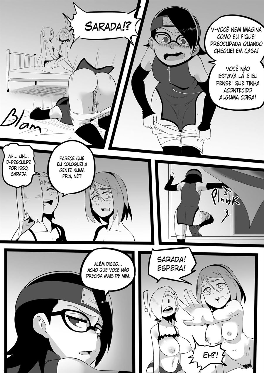 Mãe Imoral 03 - Sakura, Sarada e Ino