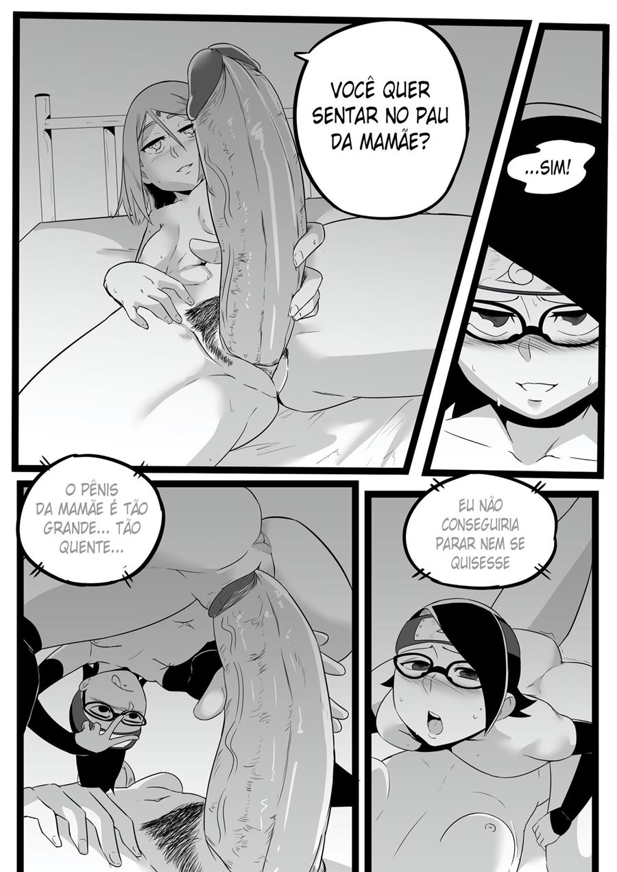 Mãe Imoral 03 - Sakura, Sarada e Ino