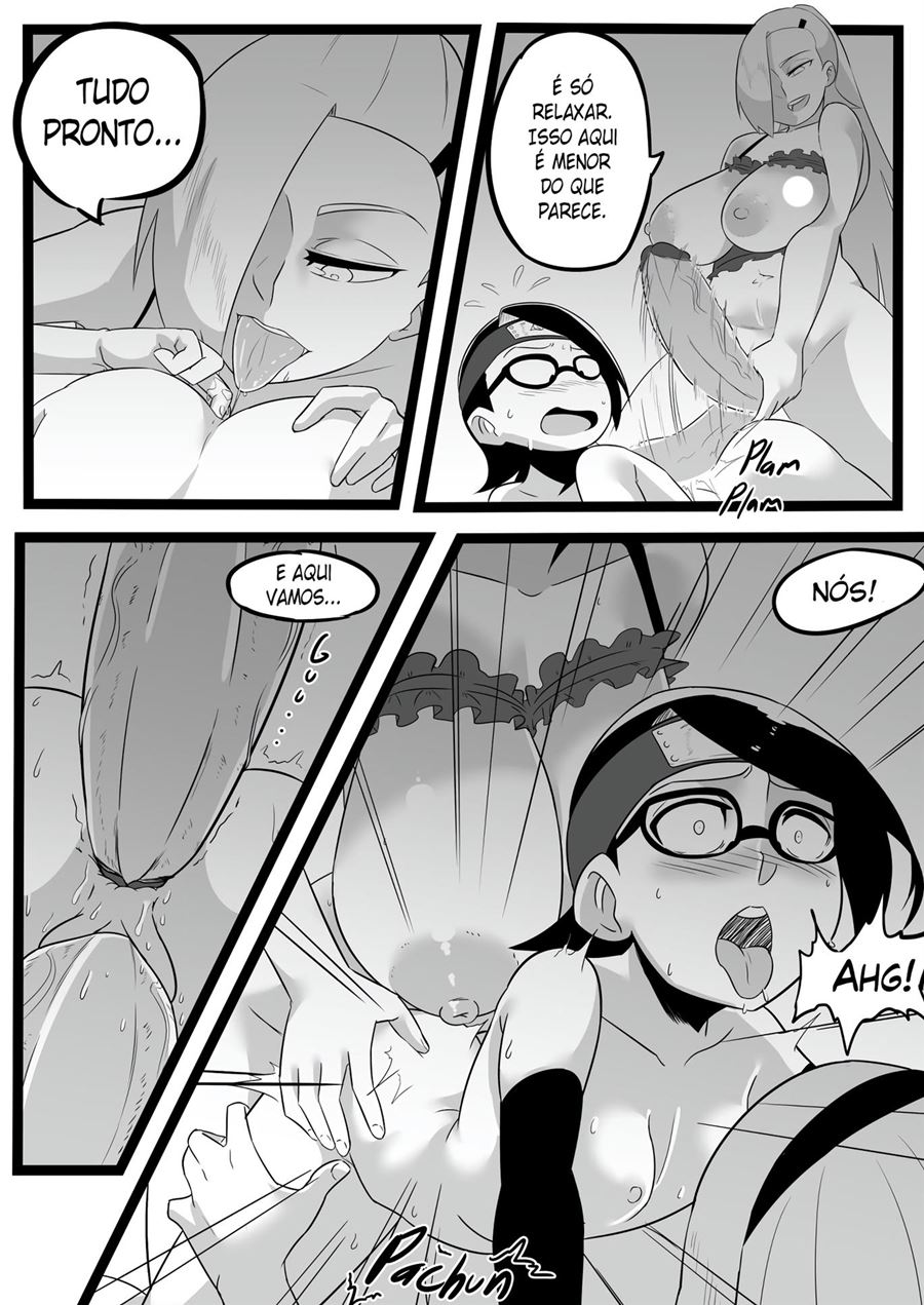 Mãe Imoral 03 - Sakura, Sarada e Ino