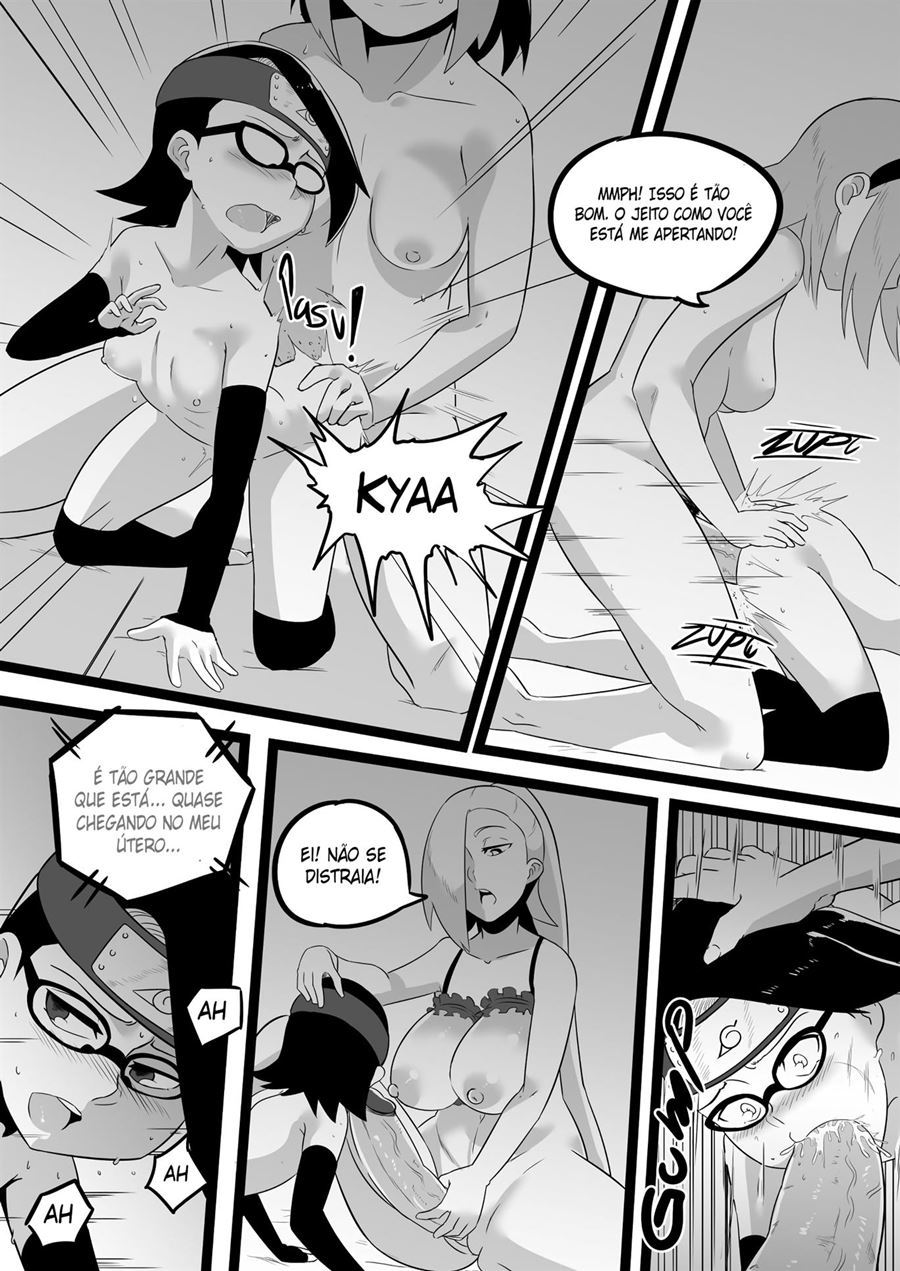 Mãe Imoral 03 - Sakura, Sarada e Ino