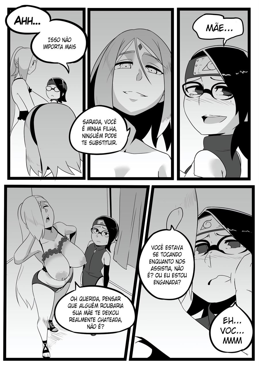 Mãe Imoral 03 - Sakura, Sarada e Ino