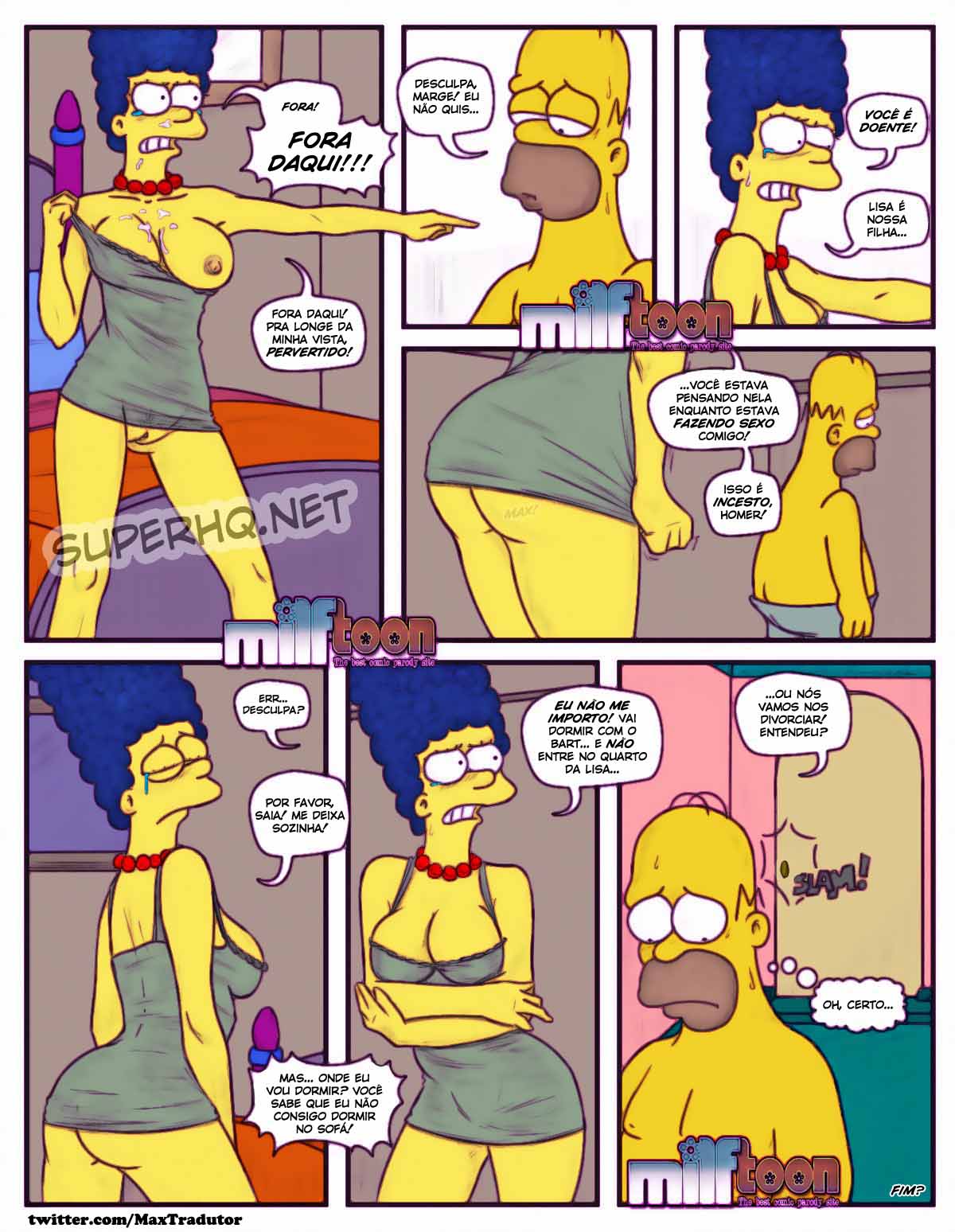 Milftoon - Os Simpsons Pornô