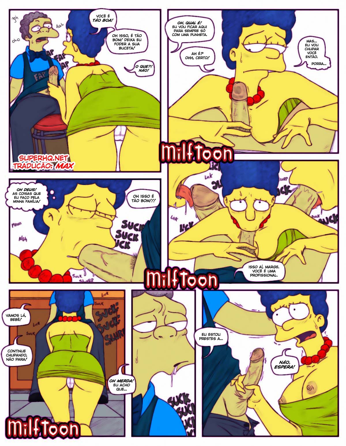 Milftoon - Os Simpsons Pornô