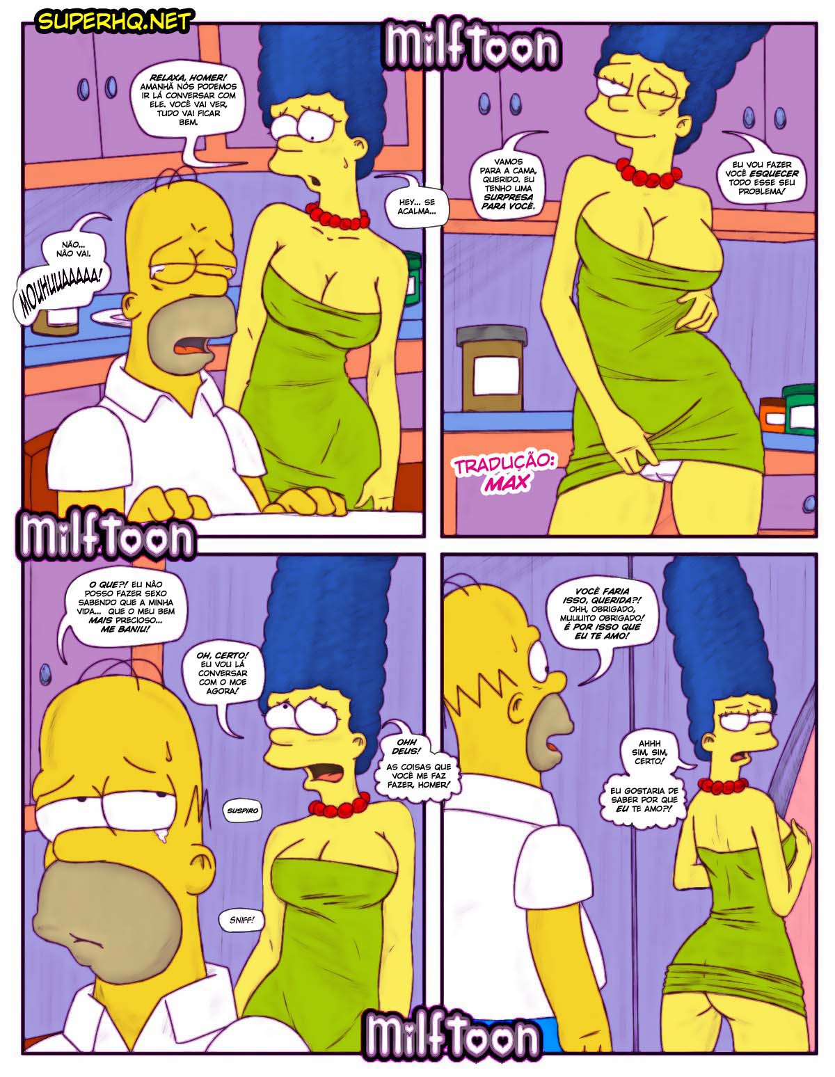 Milftoon - Os Simpsons Pornô