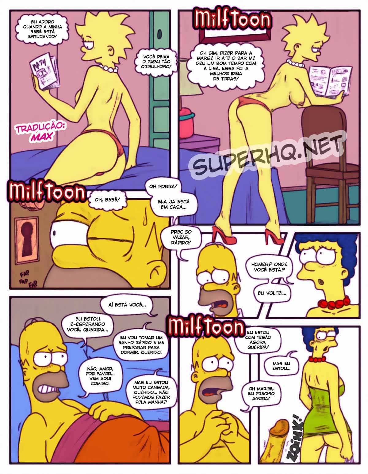 Milftoon - Os Simpsons Pornô