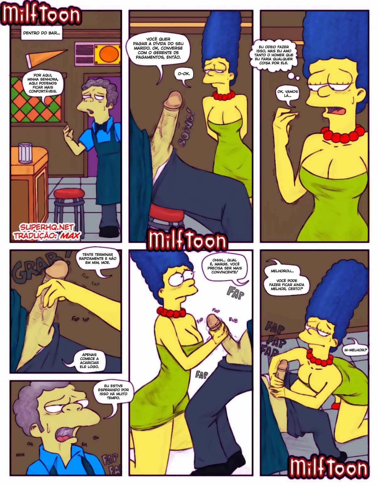 Milftoon - Os Simpsons Pornô