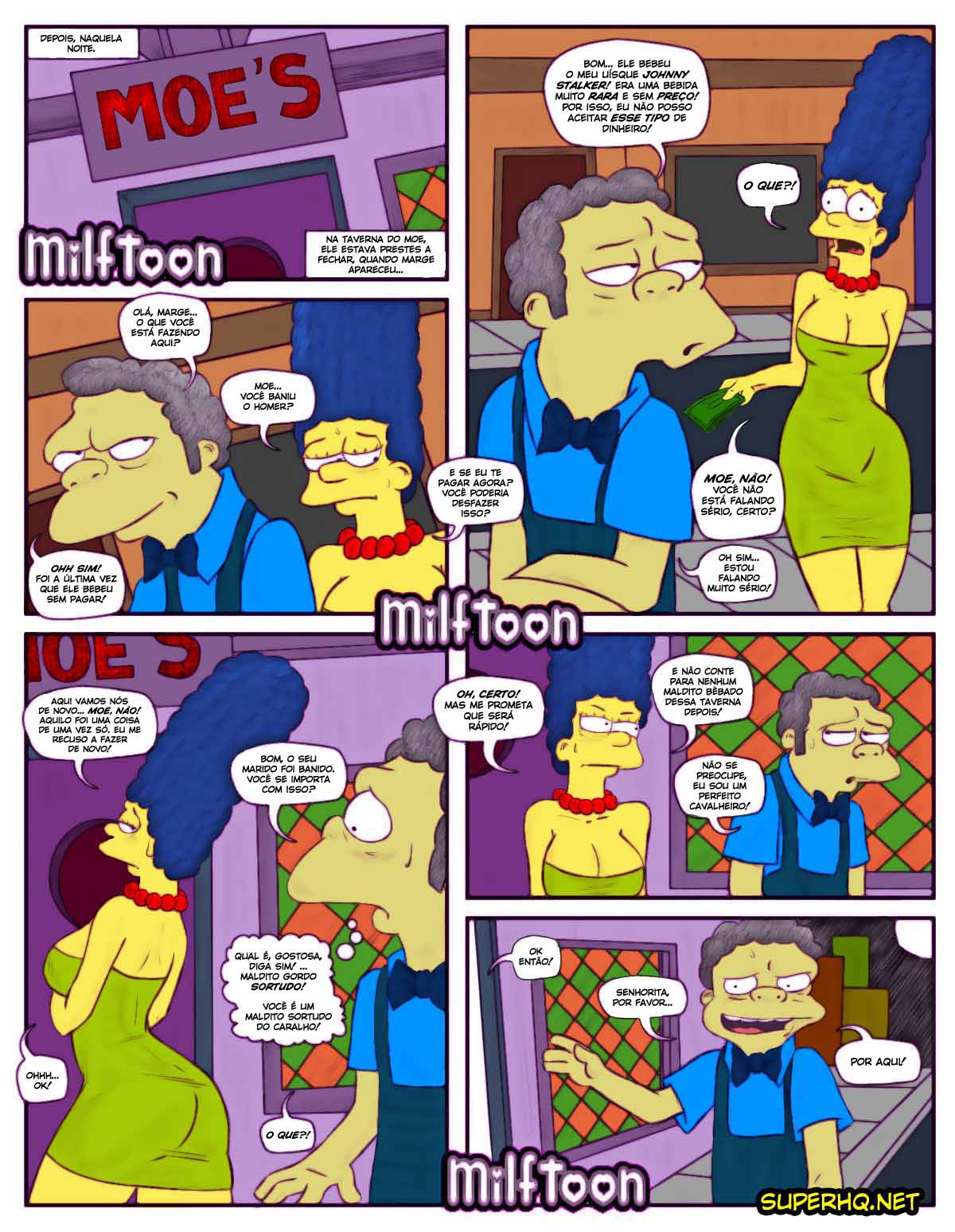 Milftoon - Os Simpsons Pornô