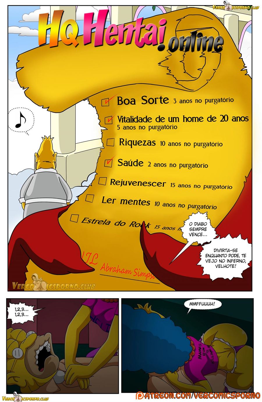 O vovô e eu - Os Simpsons Porno