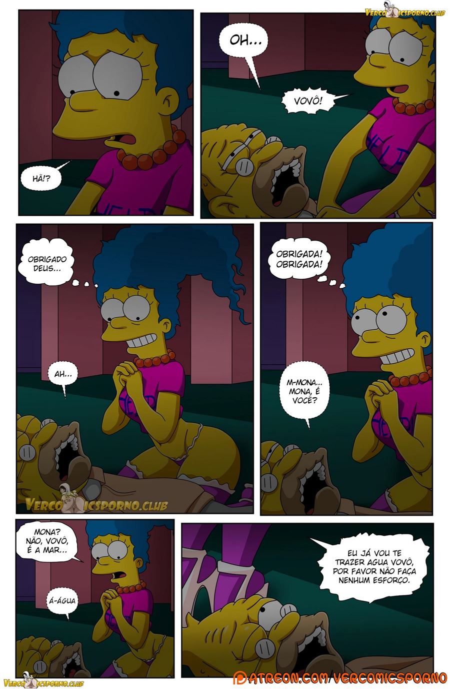 O vovô e eu - Os Simpsons Porno