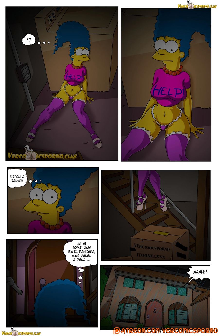 O vovô e eu - Os Simpsons Porno