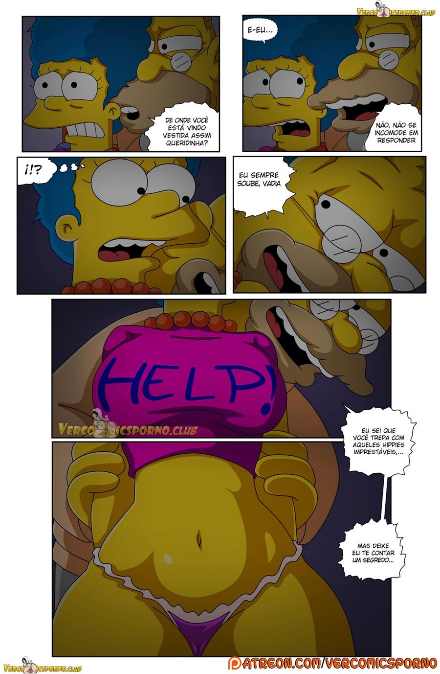 O vovô e eu - Os Simpsons Porno