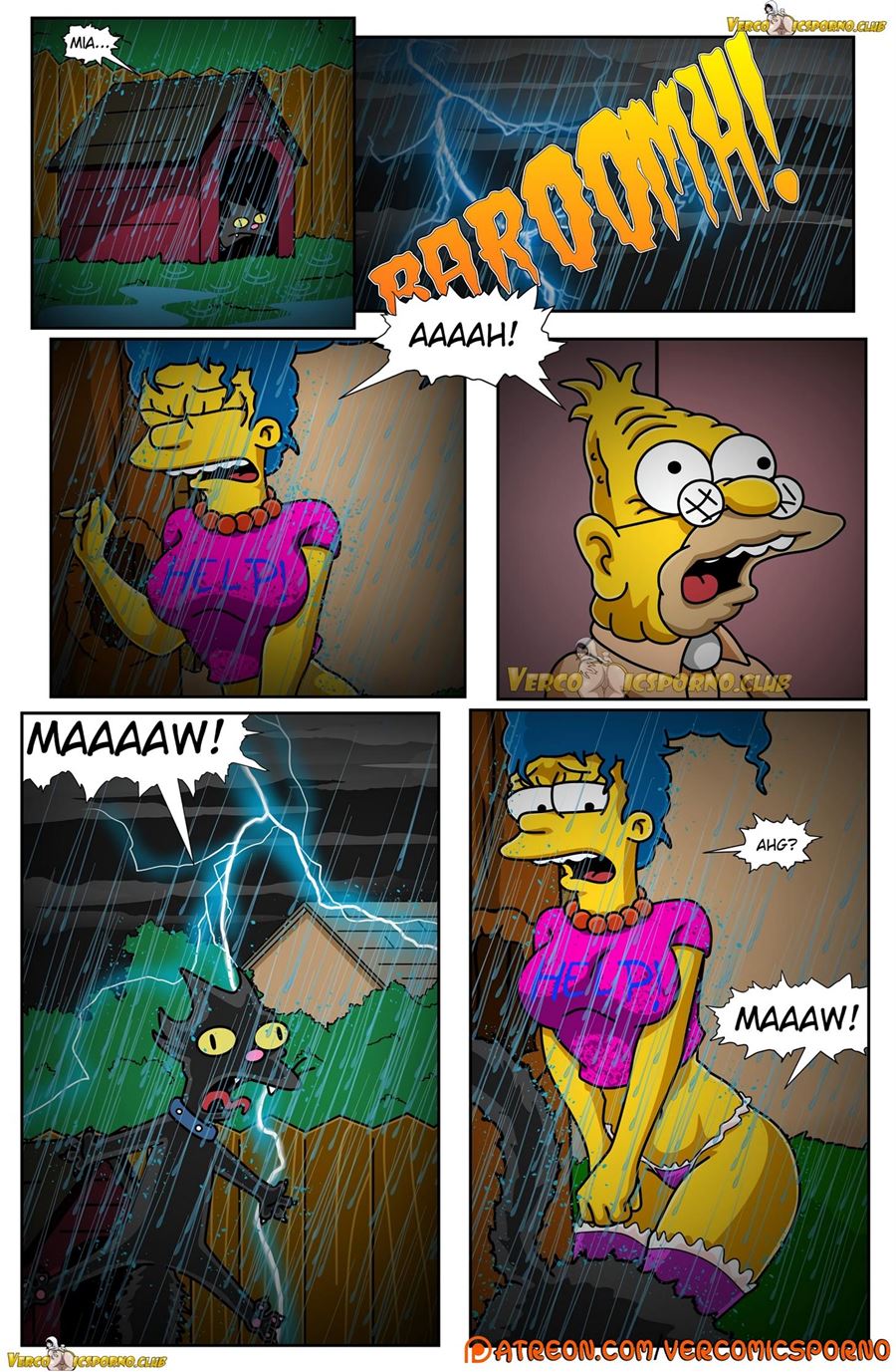 O vovô e eu - Os Simpsons Porno