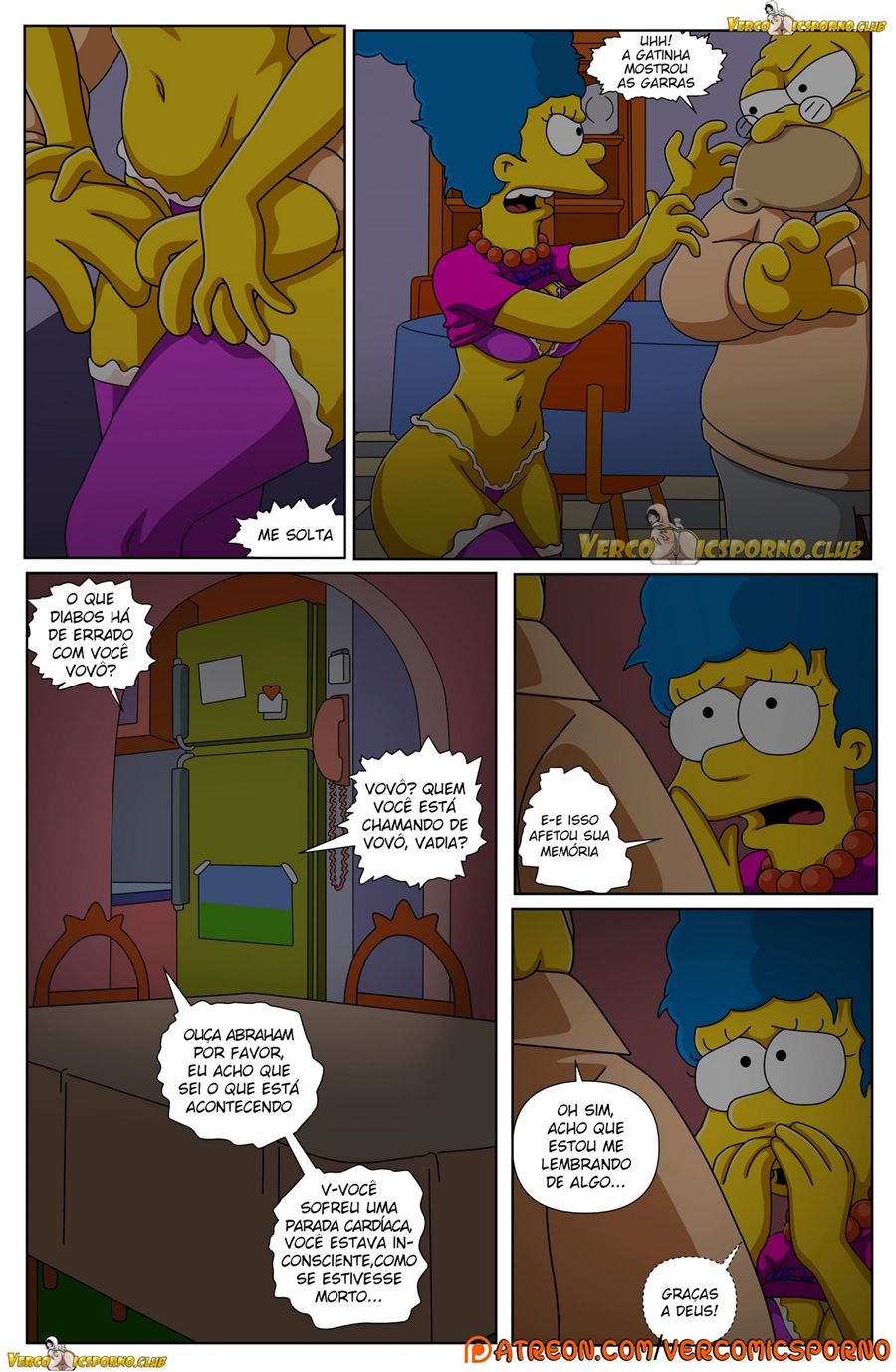 O vovô e eu - Os Simpsons Porno