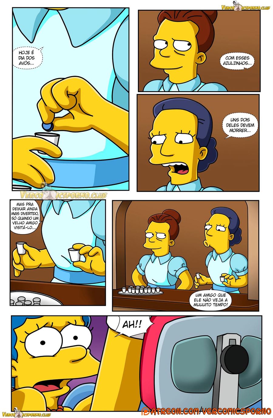 O vovô e eu - Os Simpsons Porno