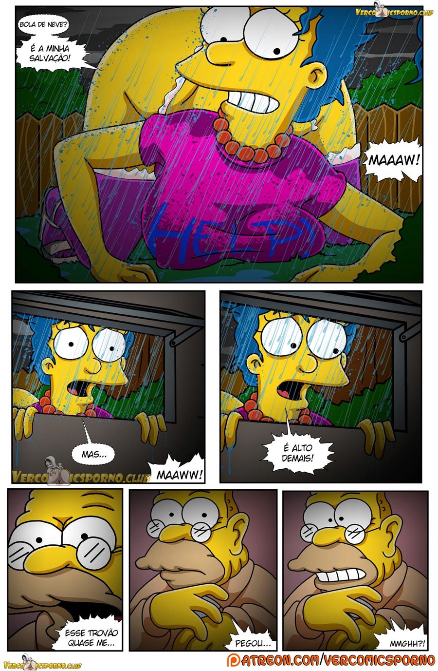 O vovô e eu - Os Simpsons Porno