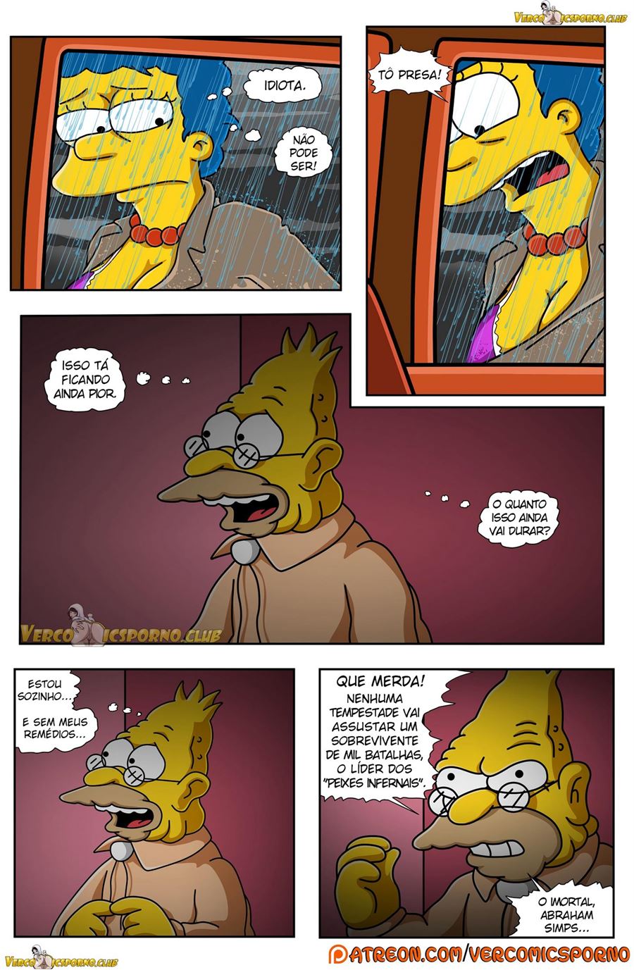 O vovô e eu - Os Simpsons Porno