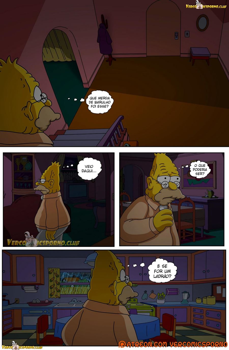 O vovô e eu - Os Simpsons Porno