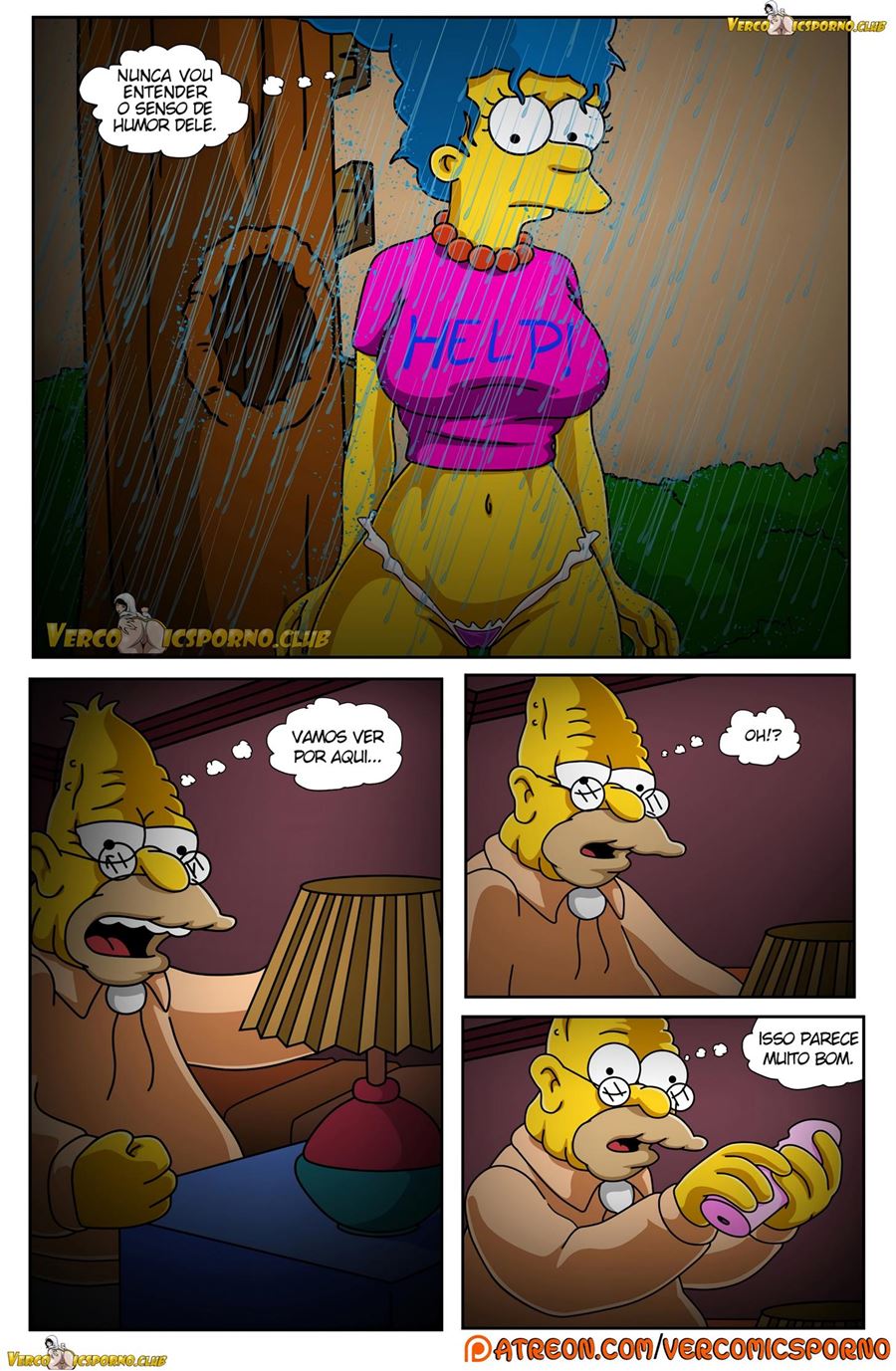 O vovô e eu - Os Simpsons Porno