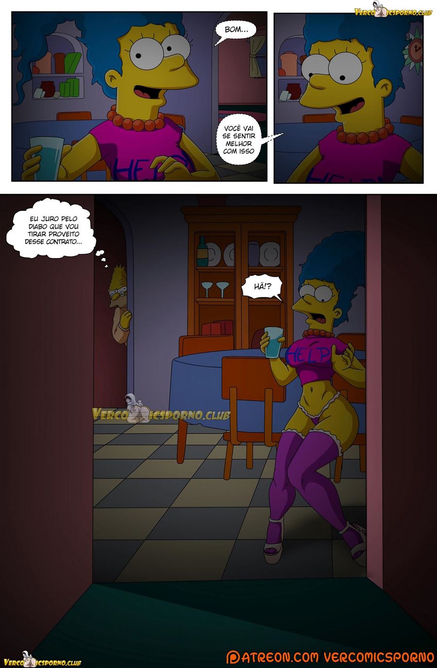 O vovô e eu - Os Simpsons Porno