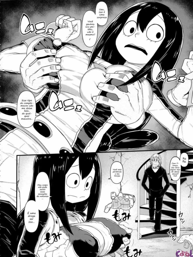 Tsuyu Asui Hentai - Sequestrada e fodida por vilões malignos