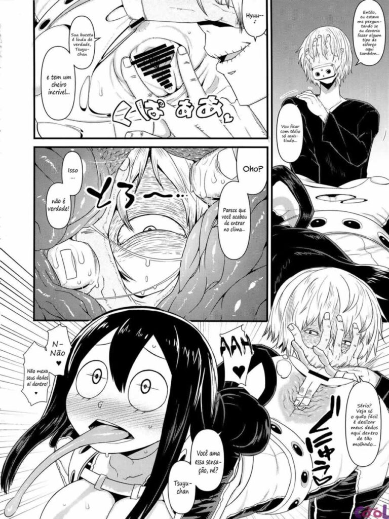 Tsuyu Asui Hentai - Sequestrada e fodida por vilões malignos