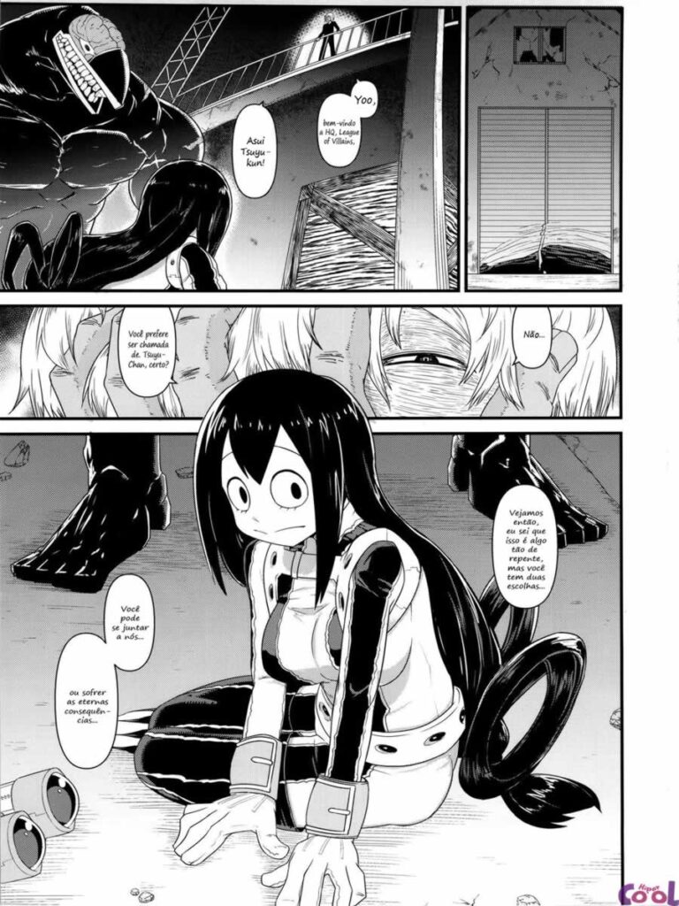 Tsuyu Asui Hentai - Sequestrada e fodida por vilões malignos