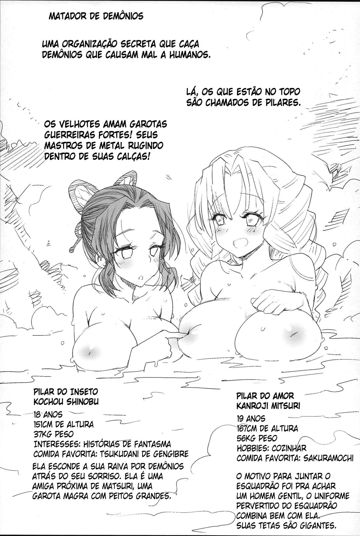 Kimetsu no Yaiba Porno - As caçadoras de demônio Oni