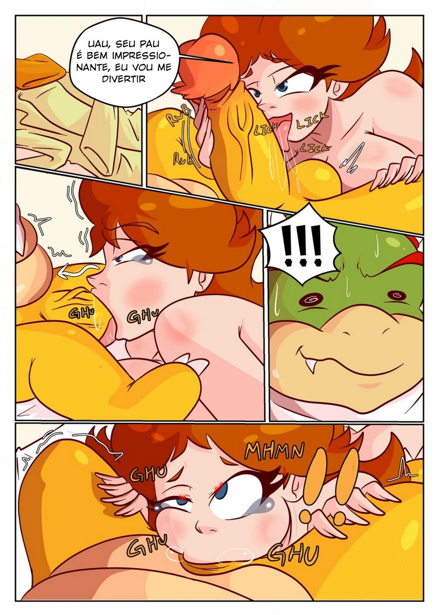 O treinamento secreto de Daisy - Super Mario Hentai