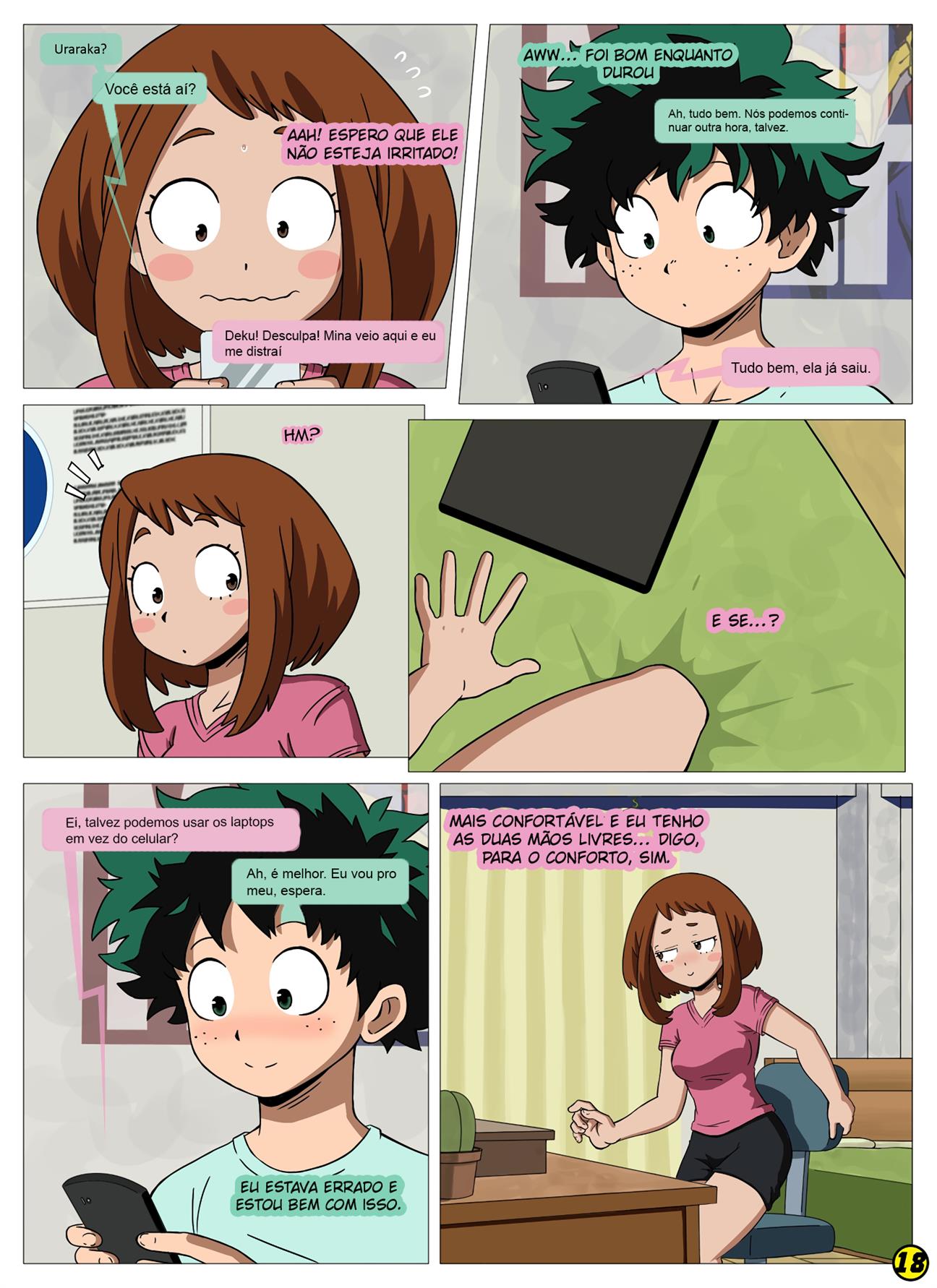 Boku no Hero Hentai - Sexo virtual com Uraraka