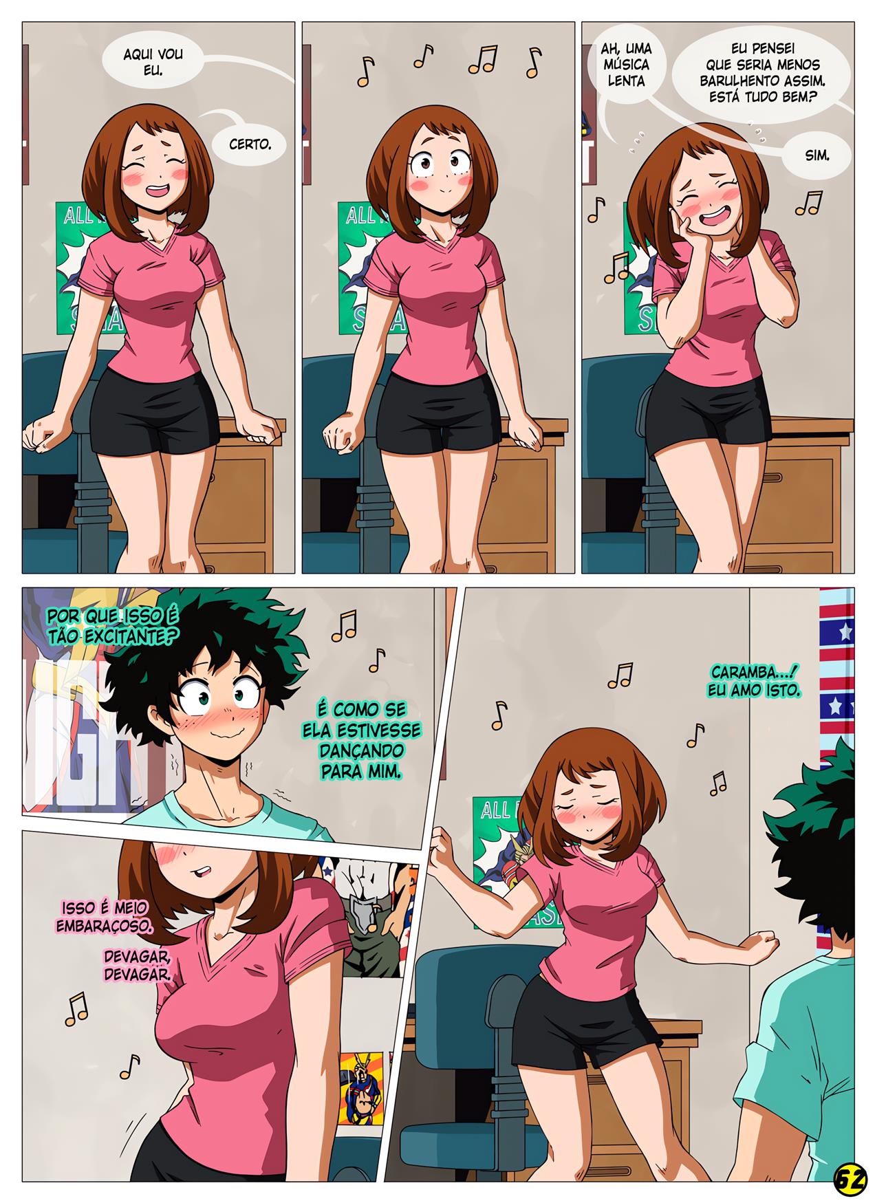 Boku no Hero Hentai - Sexo virtual com Uraraka