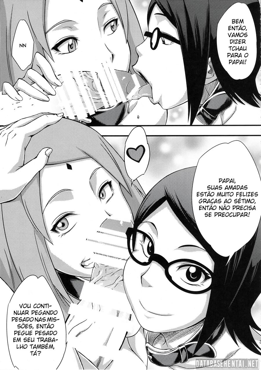 Coisas de Mãe e Filha - Sarada Hentai